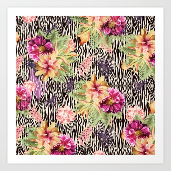TROPICAL FUSION Art Print