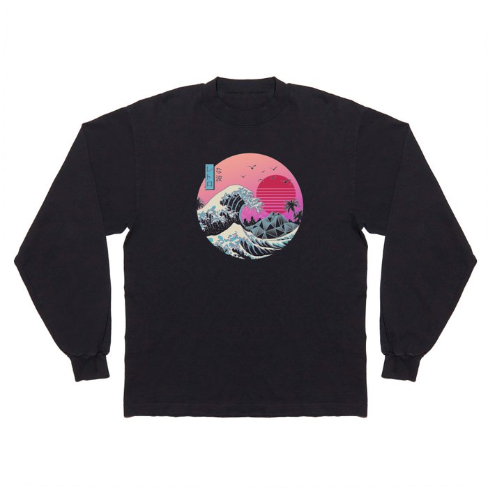 The Great Retro Wave Long Sleeve T Shirt