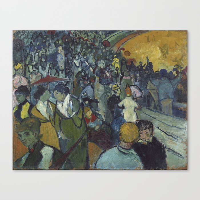 Oil Painting Les Arènes (1888) By Vincent Van Gogh Canvas Print