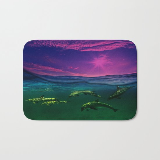 Dreaming Of Dolphins Bath Mat