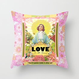 LOVE IS ALL AROUND Throw Pillow