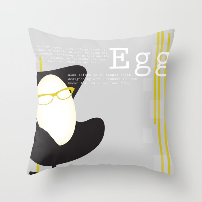 Egg Throw Pillow