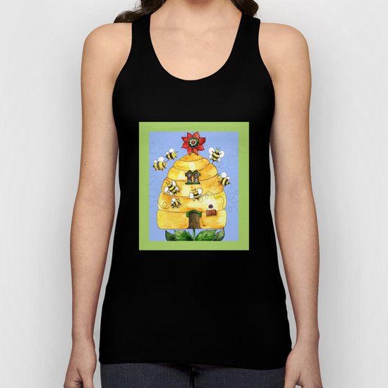Busy Bees Unisex Tank Top