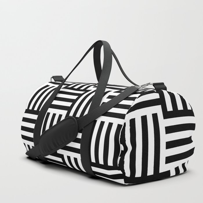 Basket Weave Duffle Bag