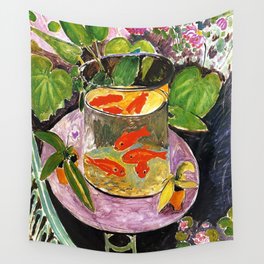 Henri Matisse Goldfish 1911 Wall Tapestry