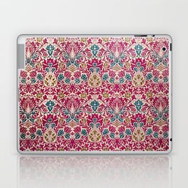 William Morris Antique Persian Fuchsia Floral Laptop Skin