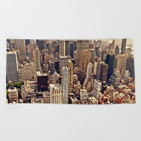 New York City Beach Towel