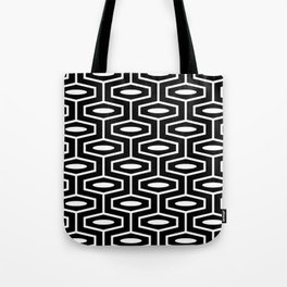 Mid Century Populuxe Decoration 122 Black and White Tote Bag