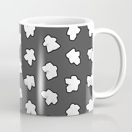 White Game Meeples Coffee Mug