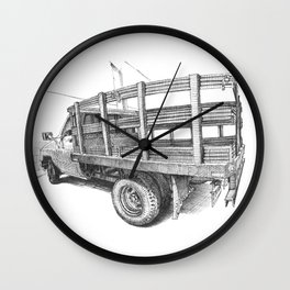 Delivery truck Wall Clock
