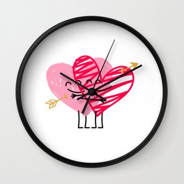 Love & Friendship Wall Clock