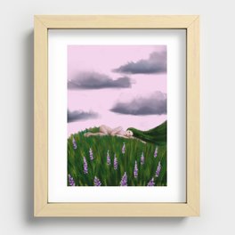 Lady Grass Recessed Framed Print