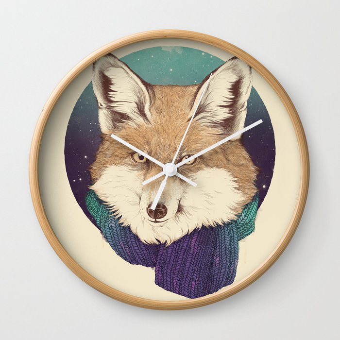 Fox Wall Clock