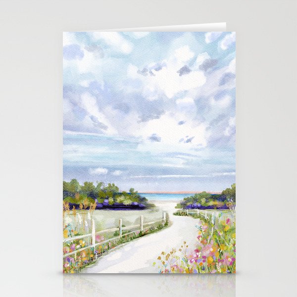 Beach Entry Stationery Cards
