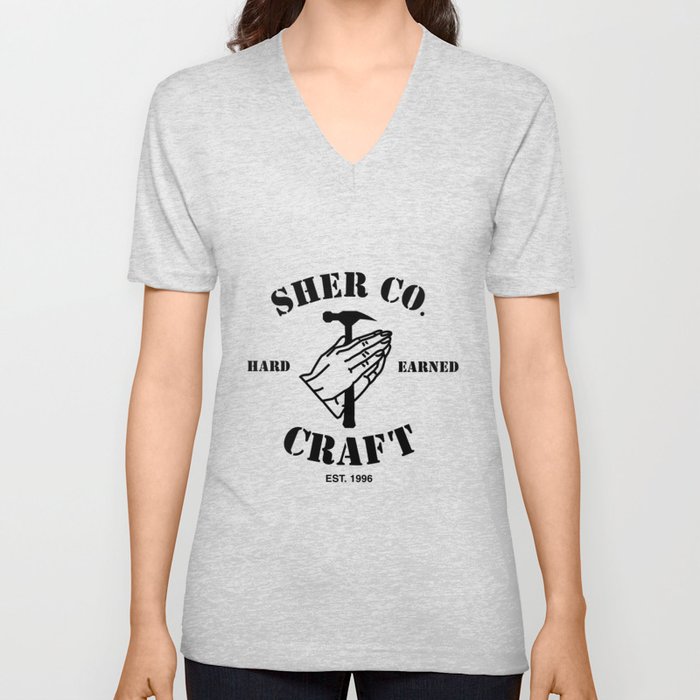 Sher co. Craft V Neck T Shirt