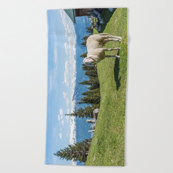 Me, the Sheeple?! Beach Towel