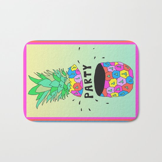 Pineapple Party Bath Mat