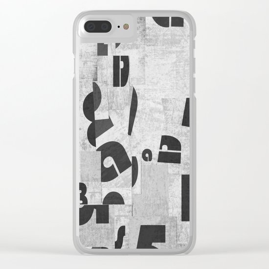 Abstract pattern 51 Clear iPhone Case