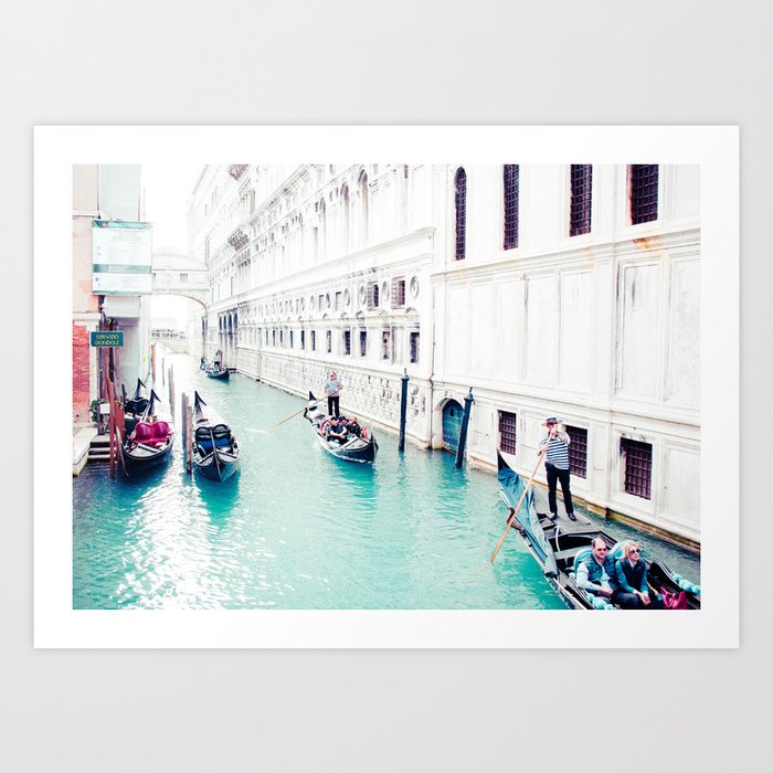 Venice Aqua I Fine Art Print Art Print