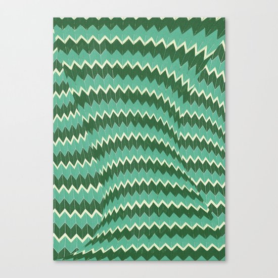 kiss your zig zag Canvas Print