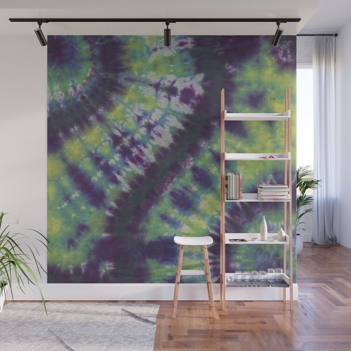 Purple Tie Dye Wallpaper Mural