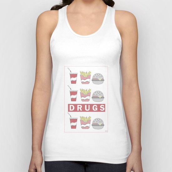 DRUGS Unisex Tank Top