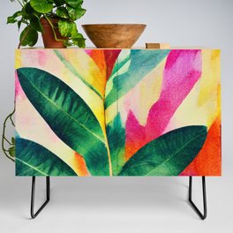 Tropical Leaves Credenza
