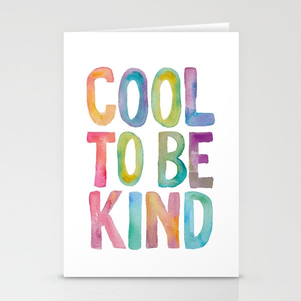 Cool to Be Kind Stationery Cards