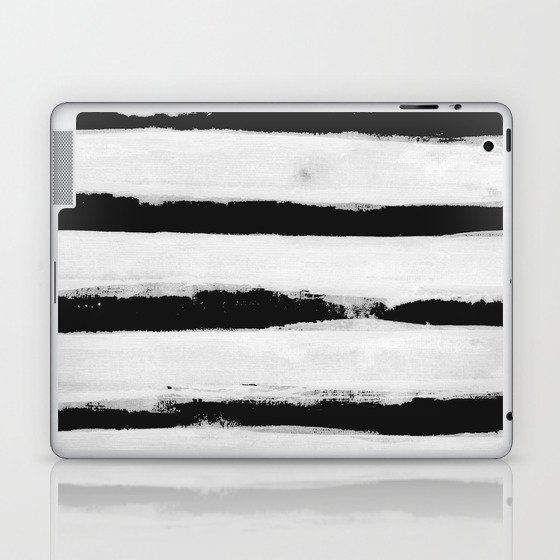 BW Stripes Laptop & iPad Skin