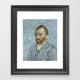 Vincent van Gogh's Self-Portrait Framed Art Print