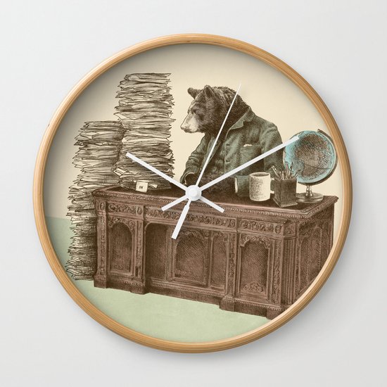 Bearocrat Wall Clock