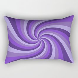 Purple Haze Spiraling Rectangular Pillow
