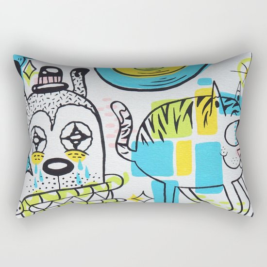Shape Shifters Rectangular Pillow