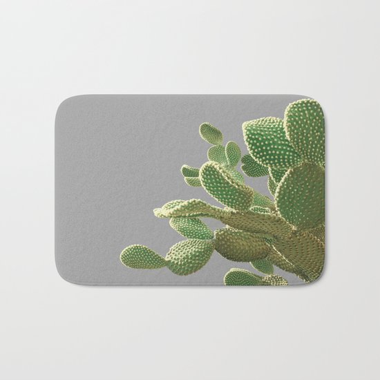 Minimal Cactus Bath Mat