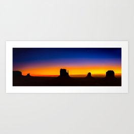 Monument Valley at Sunrise Art Print | Usa, Arizona, America, Navajo, Western, Monument, Park, Canyon, Photo, Tribal 