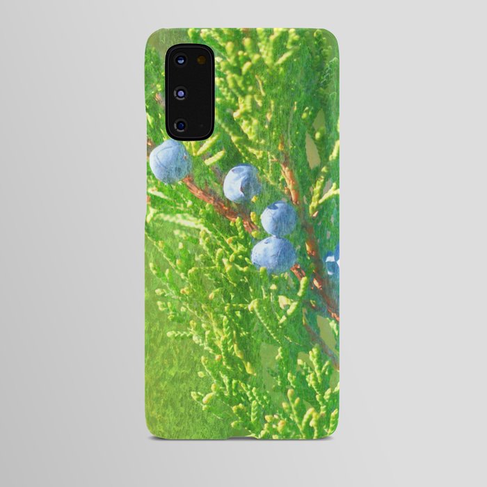 sunlight juniper painted impressionism style Android Case