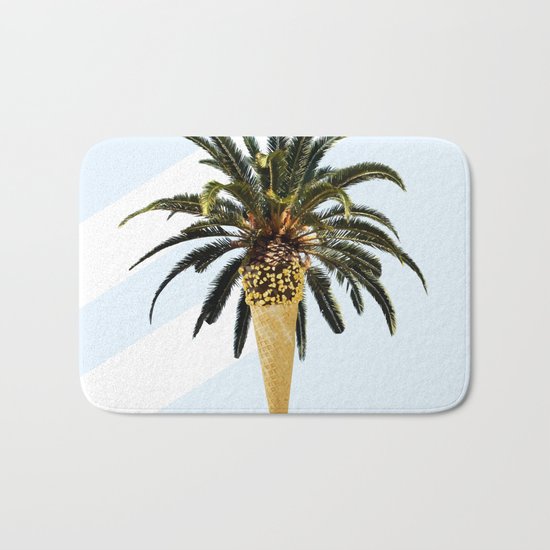Coconut Ice Cream #society6 #decor #buyart Bath Mat