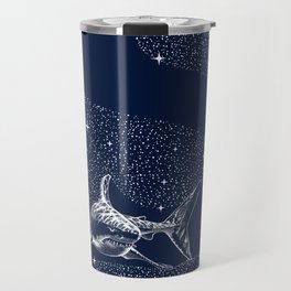 Starry Shark Travel Mug
