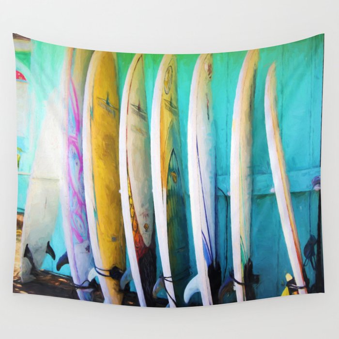 surfboards Wall Tapestry