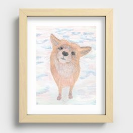 curious Recessed Framed Print