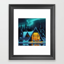 Winter A-Frame Framed Art Print