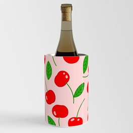 Illustrated Cherry Pattern Wine Chiller