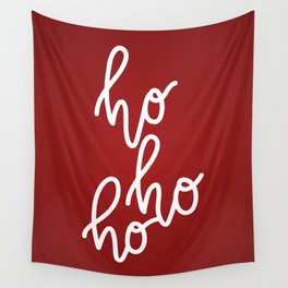 HoHoHo Merry Christmas Wall Tapestry
