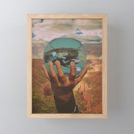 Desert Diver Framed Mini Art Print