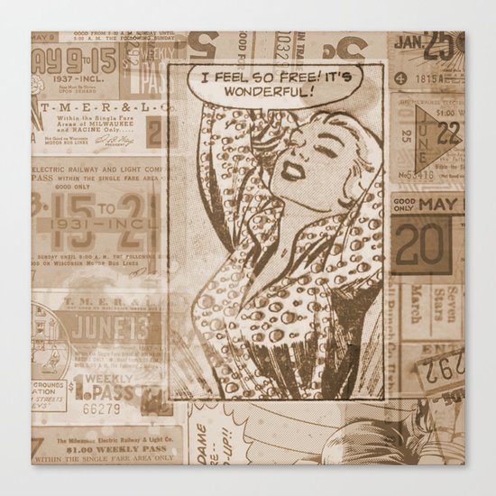 I feel free 4 Canvas Print