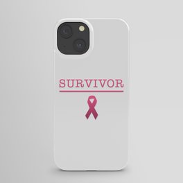 Survivor - Pink ribbon design iPhone Case