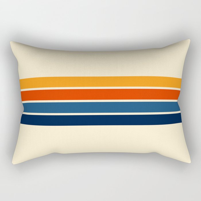 Classic Retro Stripes Rechteckiges Kissen Classic Retro Stripes Rechteckiges Kissen