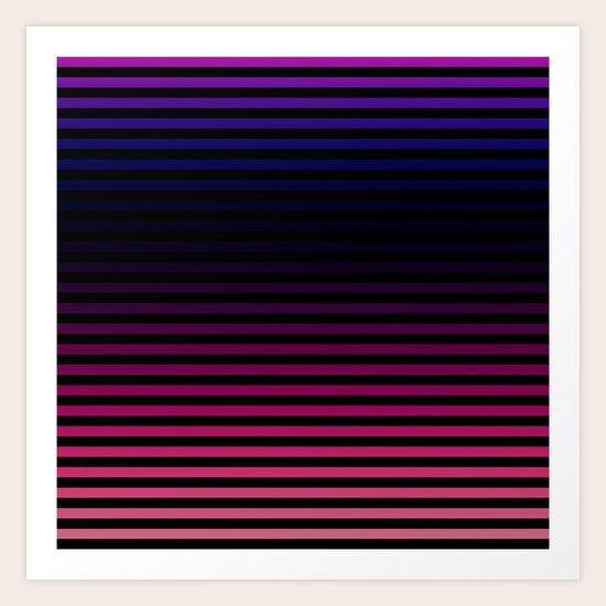Pink/Blue Art Print