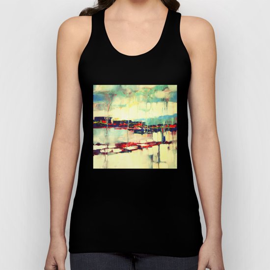Warsaw III - abstraction Unisex Tank Top