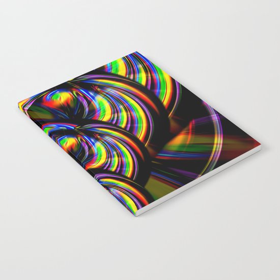 Creations in the color spectrum of the rainbow 3 Notebook